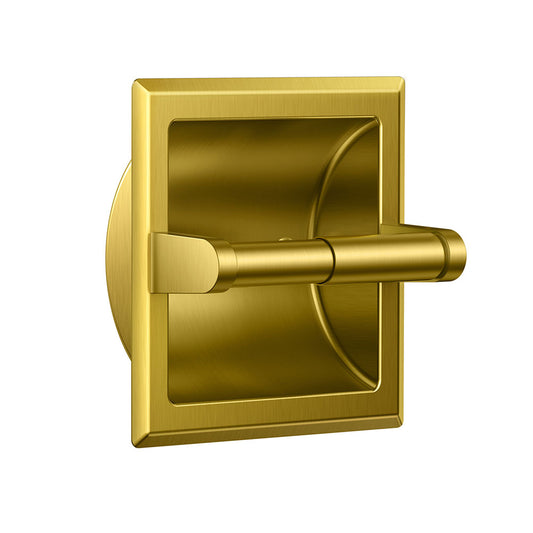 FORIOUS Recessed Toilet Paper Holder, Stainless Steel Durable Tissue Roll Holder Wall Mount for Bathroom Space Saving Design with Mounting Bracket, in Wall Toilet Paper Dispenser Insert