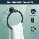FORIOUS Towel Ring, SUS304 Stainless Steel Modern Hand Towel Holder Rack Hanger Round for Bathroom Wall Mounted, Ideal for Bath, Kitchen, RV (1, Chrome) FORIOUS Towel Ring, SUS304 Stainless Steel Modern Hand Towel Holder Rack Hanger Round for Bathroom Wall Mounted, Ideal for Bath, Kitchen, RV (1, Chrome)