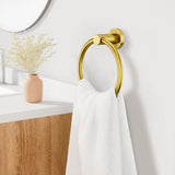 FORIOUS Towel Ring, SUS304 Stainless Steel Modern Hand Towel Holder Rack Hanger Round for Bathroom Wall Mounted, Ideal for Bath, Kitchen, RV (1, Chrome) FORIOUS Towel Ring, SUS304 Stainless Steel Modern Hand Towel Holder Rack Hanger Round for Bathroom Wall Mounted, Ideal for Bath, Kitchen, RV (1, Chrome)