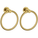 FORIOUS Towel Ring, SUS304 Stainless Steel Modern Hand Towel Holder Rack Hanger Round for Bathroom Wall Mounted, Ideal for Bath, Kitchen, RV (1, Chrome) FORIOUS Towel Ring, SUS304 Stainless Steel Modern Hand Towel Holder Rack Hanger Round for Bathroom Wall Mounted, Ideal for Bath, Kitchen, RV (1, Chrome)