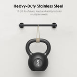 FORIOUS Towel Bar Wall Mounted, Stainless Steel Towel Racks for Bathroom, Includes Wall Mounting Hardware FORIOUS Towel Bar Wall Mounted, Stainless Steel Towel Racks for Bathroom, Includes Wall Mounting Hardware