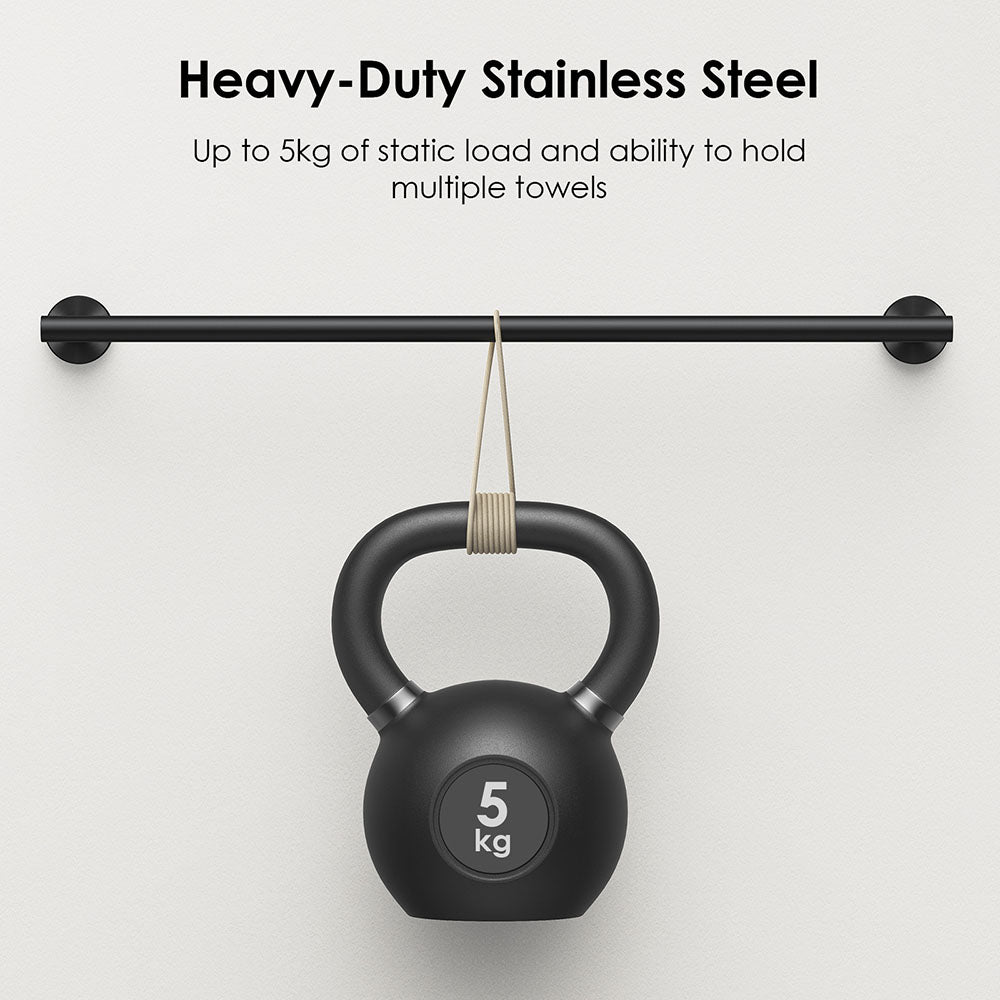 FORIOUS Towel Bar Wall Mounted, Stainless Steel Towel Racks for Bathroom, Includes Wall Mounting Hardware FORIOUS Towel Bar Wall Mounted, Stainless Steel Towel Racks for Bathroom, Includes Wall Mounting Hardware