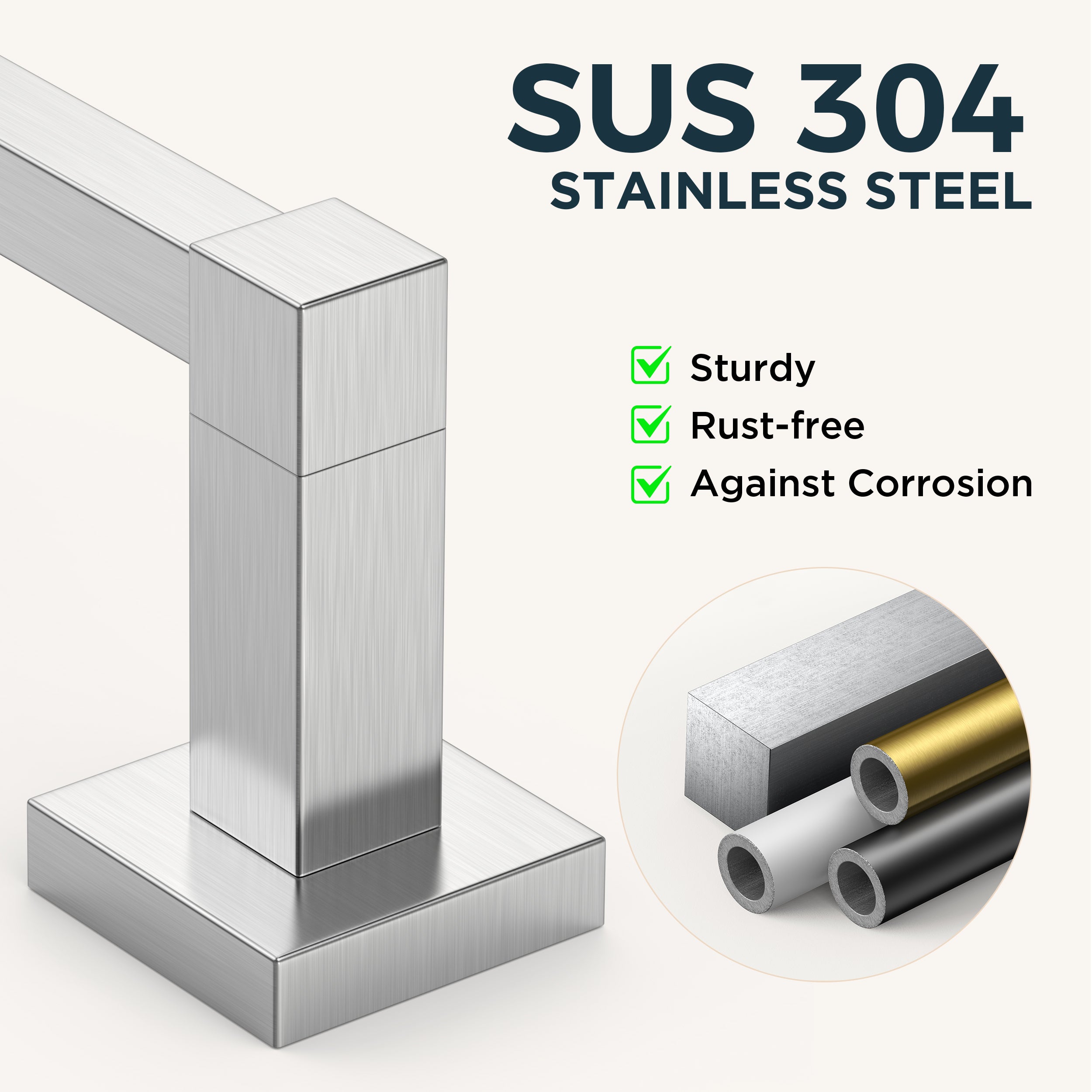 FORIOUS Toilet Paper Holder and Towel Ring Set, Pivoting Toilet Paper Holder Wall Mount, Sus304 Stainless Steel Bathroom Tissue Holder, Modern Bathroom Hardware Set FORIOUS Toilet Paper Holder and Towel Ring Set, Pivoting Toilet Paper Holder Wall Mount, Sus304 Stainless Steel Bathroom Tissue Holder, Modern Bathroom Hardware Set