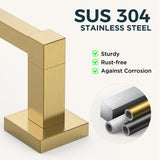 FORIOUS Toilet Paper Holder and Towel Ring Set, Pivoting Toilet Paper Holder Wall Mount, Sus304 Stainless Steel Bathroom Tissue Holder, Modern Bathroom Hardware Set FORIOUS Toilet Paper Holder and Towel Ring Set, Pivoting Toilet Paper Holder Wall Mount, Sus304 Stainless Steel Bathroom Tissue Holder, Modern Bathroom Hardware Set