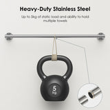 FORIOUS Bathroom Hardware Accessories Set Matte Black, SUS304 Stainless Steel 24 Inch Towel Bar Set, Modern Towel Racks Holder for Bathroom Wall Mounted, 4 Pieces FORIOUS Bathroom Hardware Accessories Set Matte Black, SUS304 Stainless Steel 24 Inch Towel Bar Set, Modern Towel Racks Holder for Bathroom Wall Mounted, 4 Pieces