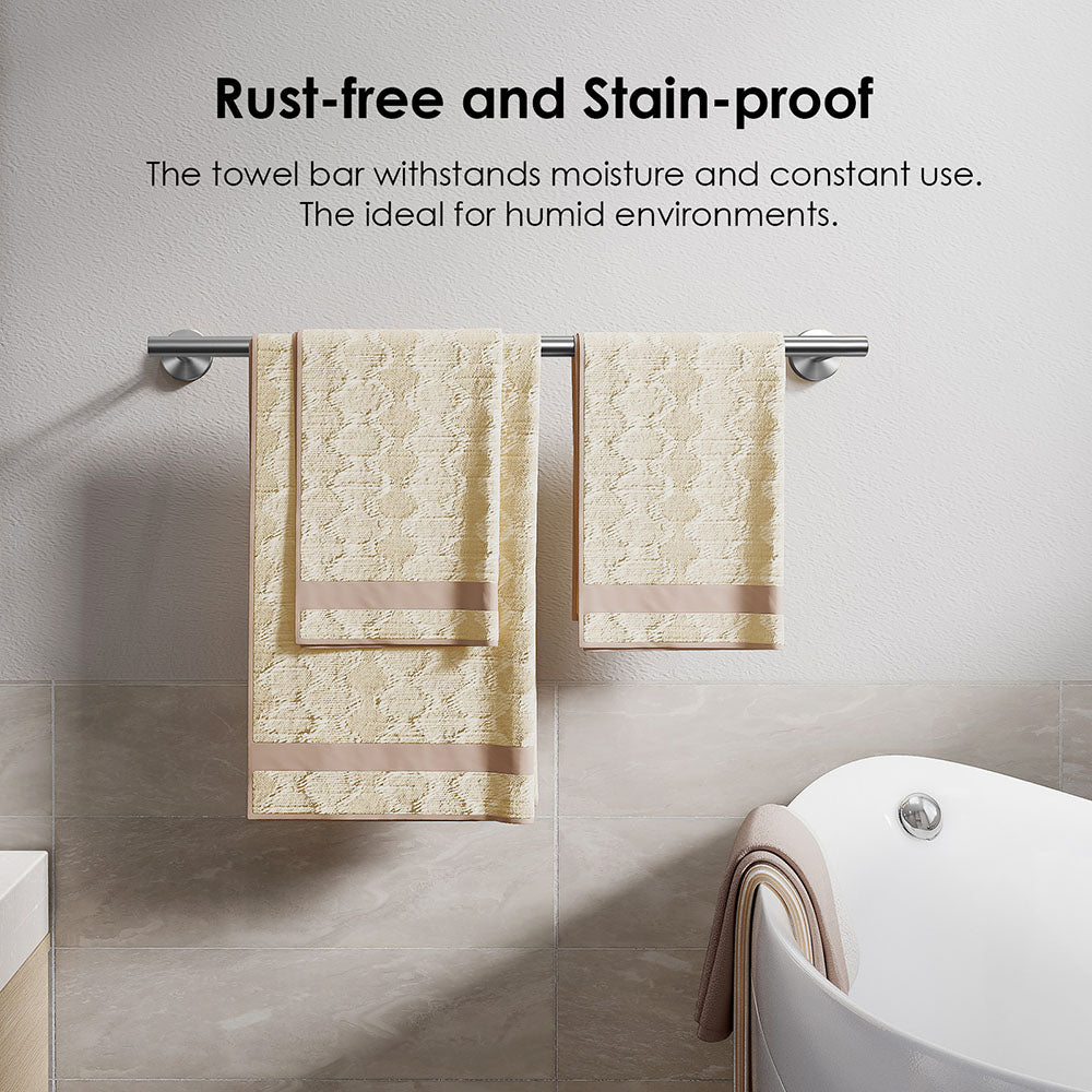 FORIOUS Bathroom Hardware Accessories Set Matte Black, SUS304 Stainless Steel 24 Inch Towel Bar Set, Modern Towel Racks Holder for Bathroom Wall Mounted, 4 Pieces FORIOUS Bathroom Hardware Accessories Set Matte Black, SUS304 Stainless Steel 24 Inch Towel Bar Set, Modern Towel Racks Holder for Bathroom Wall Mounted, 4 Pieces