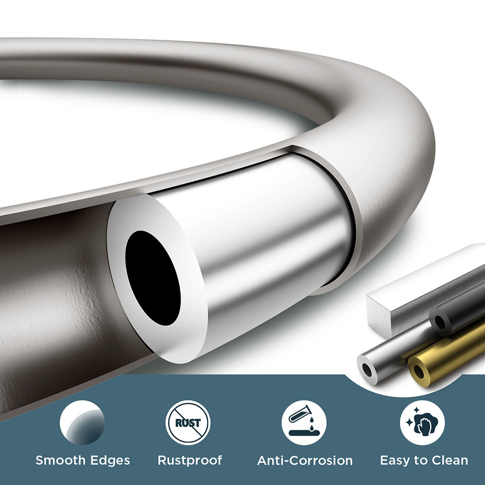 FORIOUS Bathroom Hardware Accessories Set Matte Black, SUS304 Stainless Steel 24 Inch Towel Bar Set, Modern Towel Racks Holder for Bathroom Wall Mounted, 4 Pieces FORIOUS Bathroom Hardware Accessories Set Matte Black, SUS304 Stainless Steel 24 Inch Towel Bar Set, Modern Towel Racks Holder for Bathroom Wall Mounted, 4 Pieces