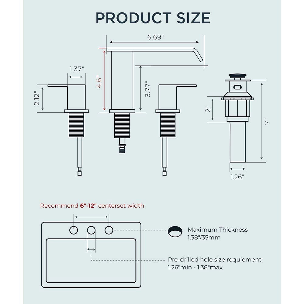 FORIOUS Matte Black Waterfall Bathroom Faucets 3 Hole, 8 Inch Widespread 2 Handles Bathroom Sink Faucet with Pop-up Drain and Flexible Hot and Cold Water Hoses, Suitable for Vanity RV Restroom FORIOUS Matte Black Waterfall Bathroom Faucets 3 Hole, 8 Inch Widespread 2 Handles Bathroom Sink Faucet with Pop-up Drain and Flexible Hot and Cold Water Hoses, Suitable for Vanity RV Restroom