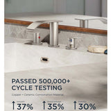 Waterfall Bathroom Faucets 3 Hole, 8 Inch Widespread Bathroom Sink Faucet with Pop-up Drain and Supply Lines, 2 Handle Faucet for Bathroom Sink Waterfall Bathroom Faucets 3 Hole, 8 Inch Widespread Bathroom Sink Faucet with Pop-up Drain and Supply Lines, 2 Handle Faucet for Bathroom Sink