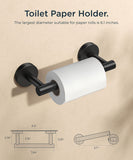 FORIOUS Black Toilet Paper Holder Wall Mount, Double Post Pivoting Bathroom Tissue Roll Holder, Stainless Steel Rustproof Wall Mounted Modern Commercial Toilet Paper Dispenser, Matte Black FORIOUS Black Toilet Paper Holder Wall Mount, Double Post Pivoting Bathroom Tissue Roll Holder, Stainless Steel Rustproof Wall Mounted Modern Commercial Toilet Paper Dispenser, Matte Black