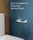 FORIOUS Black Toilet Paper Holder Wall Mount, Double Post Pivoting Bathroom Tissue Roll Holder, Stainless Steel Rustproof Wall Mounted Modern Commercial Toilet Paper Dispenser, Matte Black FORIOUS Black Toilet Paper Holder Wall Mount, Double Post Pivoting Bathroom Tissue Roll Holder, Stainless Steel Rustproof Wall Mounted Modern Commercial Toilet Paper Dispenser, Matte Black