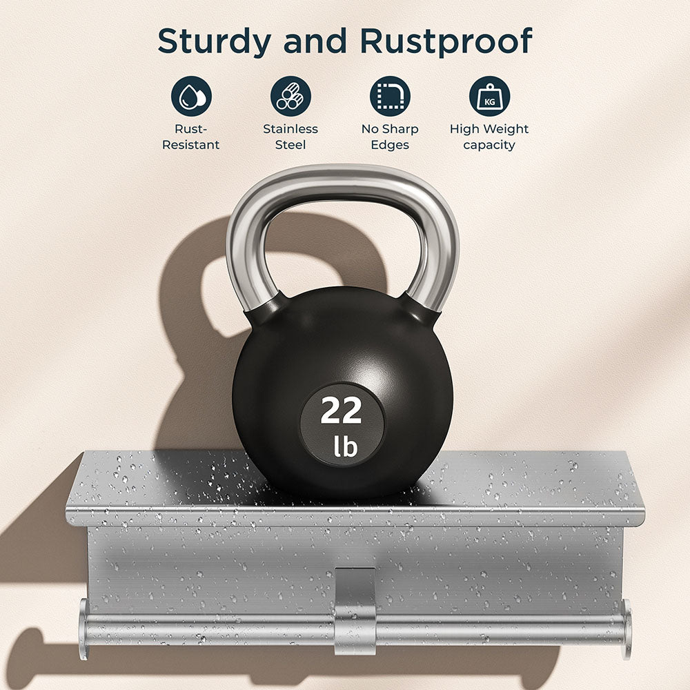 FORIOUS Double Toilet Paper Holder with Shelf, Wall Mount Tissue Roll Holder for Bathroom, 304 Stainless Steel Commercial Toilet Paper Dispenser with Phone Shelf, Brushed Nickel FORIOUS Double Toilet Paper Holder with Shelf, Wall Mount Tissue Roll Holder for Bathroom, 304 Stainless Steel Commercial Toilet Paper Dispenser with Phone Shelf, Brushed Nickel