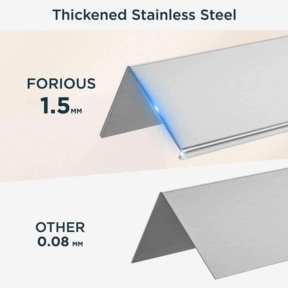 FORIOUS Double Toilet Paper Holder with Shelf, Wall Mount Tissue Roll Holder for Bathroom, 304 Stainless Steel Commercial Toilet Paper Dispenser with Phone Shelf, Brushed Nickel FORIOUS Double Toilet Paper Holder with Shelf, Wall Mount Tissue Roll Holder for Bathroom, 304 Stainless Steel Commercial Toilet Paper Dispenser with Phone Shelf, Brushed Nickel