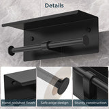 FORIOUS Double Toilet Paper Holder with Shelf, Wall Mount Tissue Roll Holder for Bathroom, 304 Stainless Steel Commercial Toilet Paper Dispenser with Phone Shelf, Brushed Nickel FORIOUS Double Toilet Paper Holder with Shelf, Wall Mount Tissue Roll Holder for Bathroom, 304 Stainless Steel Commercial Toilet Paper Dispenser with Phone Shelf, Brushed Nickel