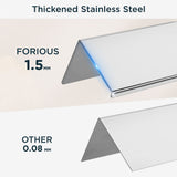 FORIOUS Double Toilet Paper Holder with Shelf, Wall Mount Tissue Roll Holder for Bathroom, 304 Stainless Steel Commercial Toilet Paper Dispenser with Phone Shelf, Brushed Nickel FORIOUS Double Toilet Paper Holder with Shelf, Wall Mount Tissue Roll Holder for Bathroom, 304 Stainless Steel Commercial Toilet Paper Dispenser with Phone Shelf, Brushed Nickel