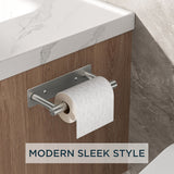 FORIOUS Black Toilet Paper Holder, Adhesive or Wall Mounted Options, Stainless Steel Rustproof Stick on no Drilling Double Post Pivoting Toilet Tissue Roll Holder Wall Mount for Bathroom, Matte Black FORIOUS Black Toilet Paper Holder, Adhesive or Wall Mounted Options, Stainless Steel Rustproof Stick on no Drilling Double Post Pivoting Toilet Tissue Roll Holder Wall Mount for Bathroom, Matte Black