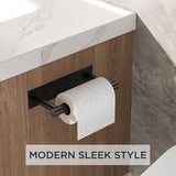 FORIOUS Black Toilet Paper Holder, Adhesive or Wall Mounted Options, Stainless Steel Rustproof Stick on no Drilling Double Post Pivoting Toilet Tissue Roll Holder Wall Mount for Bathroom, Matte Black FORIOUS Black Toilet Paper Holder, Adhesive or Wall Mounted Options, Stainless Steel Rustproof Stick on no Drilling Double Post Pivoting Toilet Tissue Roll Holder Wall Mount for Bathroom, Matte Black