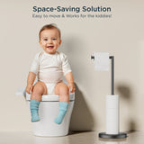 FORIOUS Toilet Paper Holder Stand, Modern Free Standing Tissue Roll Holder for Bathroom, Durable SUS 304 Stainless Steel and Weighted Base Toilet Paper Stand, Storage for 4 Rolls, Matte Black FORIOUS Toilet Paper Holder Stand, Modern Free Standing Tissue Roll Holder for Bathroom, Durable SUS 304 Stainless Steel and Weighted Base Toilet Paper Stand, Storage for 4 Rolls, Matte Black