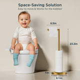 FORIOUS Toilet Paper Holder Stand, Modern Free Standing Tissue Roll Holder for Bathroom, Durable SUS 304 Stainless Steel and Weighted Base Toilet Paper Stand, Storage for 4 Rolls, Matte Black FORIOUS Toilet Paper Holder Stand, Modern Free Standing Tissue Roll Holder for Bathroom, Durable SUS 304 Stainless Steel and Weighted Base Toilet Paper Stand, Storage for 4 Rolls, Matte Black