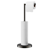 FORIOUS Toilet Paper Holder Stand, Modern Free Standing Tissue Roll Holder for Bathroom, Durable SUS 304 Stainless Steel and Weighted Base Toilet Paper Stand, Storage for 4 Rolls, Matte Black FORIOUS Toilet Paper Holder Stand, Modern Free Standing Tissue Roll Holder for Bathroom, Durable SUS 304 Stainless Steel and Weighted Base Toilet Paper Stand, Storage for 4 Rolls, Matte Black