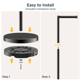 FORIOUS Toilet Paper Holder Stand, Modern Free Standing Tissue Roll Holder for Bathroom, Durable SUS 304 Stainless Steel and Weighted Base Toilet Paper Stand, Storage for 4 Rolls, Matte Black FORIOUS Toilet Paper Holder Stand, Modern Free Standing Tissue Roll Holder for Bathroom, Durable SUS 304 Stainless Steel and Weighted Base Toilet Paper Stand, Storage for 4 Rolls, Matte Black