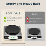 FORIOUS Toilet Paper Holder Stand with Shelf, Adjustable Height Freestanding Toilet Paper Stand with Storage, SUS 304 Stainless Steel and Weighted Base Tissue Roll Holder for Bathroom, Brushed Nickel FORIOUS Toilet Paper Holder Stand with Shelf, Adjustable Height Freestanding Toilet Paper Stand with Storage, SUS 304 Stainless Steel and Weighted Base Tissue Roll Holder for Bathroom, Brushed Nickel