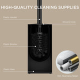 FORIOUS Square Toilet Brush and Holder Set Brushed Nickel, Heavy Duty 304 Stainless Steel Base & Handle, Toilet Bowl Cleaners Brush and Holder for Bathroom Storage and Organization FORIOUS Square Toilet Brush and Holder Set Brushed Nickel, Heavy Duty 304 Stainless Steel Base & Handle, Toilet Bowl Cleaners Brush and Holder for Bathroom Storage and Organization