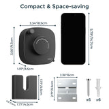 FORIOUS Retractable Clothesline Indoor, 13.8 Ft Non-Sagging Outdoor Clothes Line, Rustproof All Stainless Steel Heavy Duty Clothes Drying Laundry Line, Screw Wall Mounted for Bathroom