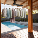 FORIOUS Retractable Clothesline Indoor, 13.8 Ft Non-Sagging Outdoor Clothes Line, Rustproof All Stainless Steel Heavy Duty Clothes Drying Laundry Line, Screw Wall Mounted for Bathroom