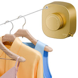 FORIOUS Retractable Clothesline Indoor, 13.8 Ft Non-Sagging Outdoor Clothes Line, Rustproof All Stainless Steel Heavy Duty Clothes Drying Laundry Line, Screw Wall Mounted for Bathroom