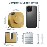 FORIOUS Retractable Clothesline Indoor, 13.8 Ft Non-Sagging Outdoor Clothes Line, Rustproof All Stainless Steel Heavy Duty Clothes Drying Laundry Line, Screw Wall Mounted for Bathroom