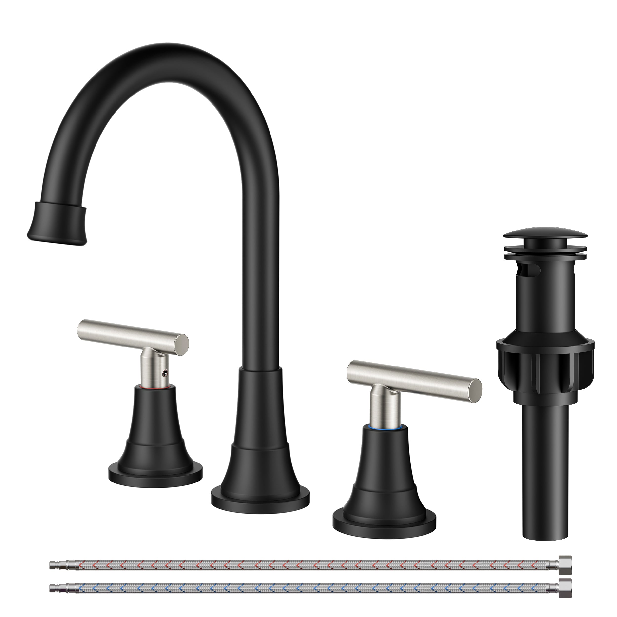 Bathroo Sink Faucet, Faucet for Bathroo Sink, Widespread Chroe Bathroo Faucet 3 Hole with Bathroo Sink Faucet, Faucet for Bathroo Sink, Widespread Chroe Bathroo Faucet 3 Hole with