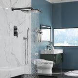 Forious Max  Stainless steel 8inch Bathroom Wall Mounted Rainfall Shower Head System with Faucet