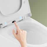 Forious Max 12" Rough-In  White  One Piece Toilet Dual Flush Toilet with Soft Closing Seat