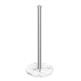 FORIOUS Paper Towel Holder Countertop, Weighted Marble Base, Brushed Gold