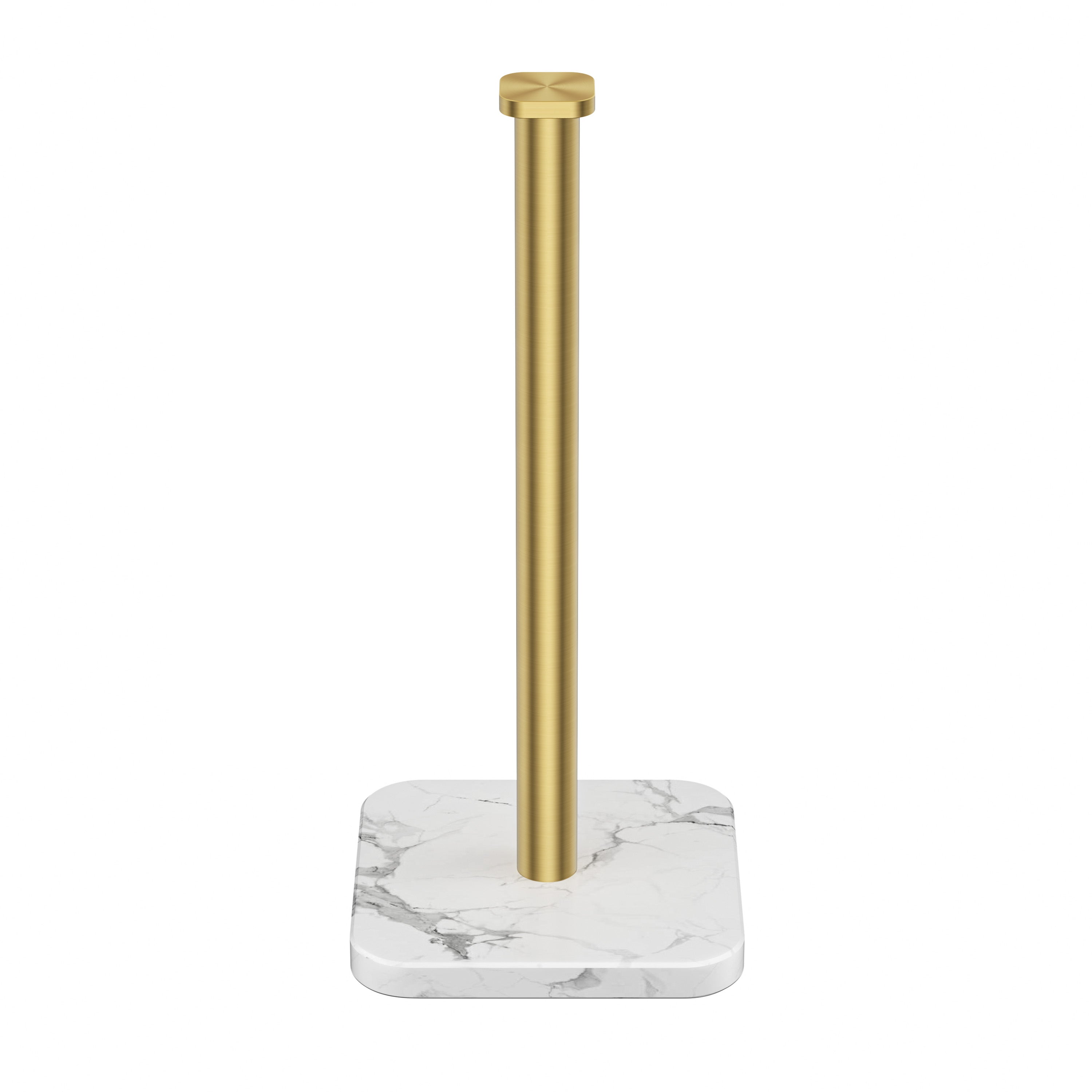 FORIOUS Gold Paper Towel Holder Countertop,1.73 lb Heavy Square Marble Base