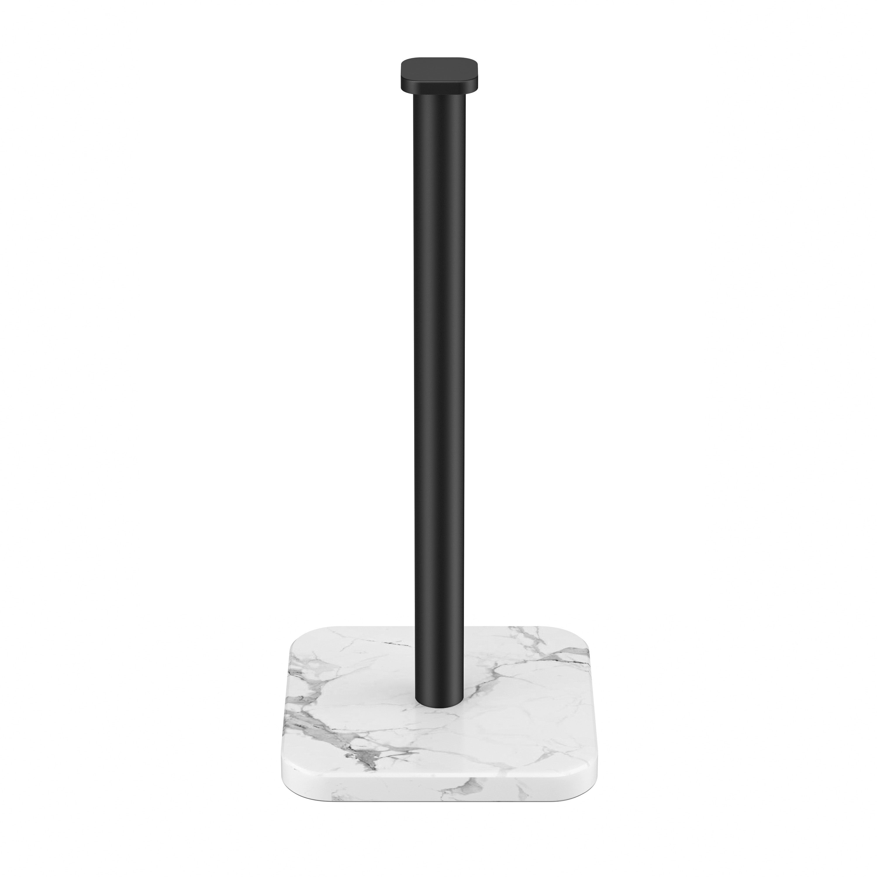 FORIOUS Gold Paper Towel Holder Countertop,1.73 lb Heavy Square Marble Base