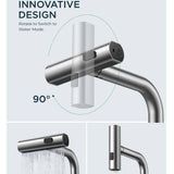 Kitchen Faucets with Pull Down Sprayer, Stainless Steel Kitchen Sink Faucet 3 in 1 Function, Waterfall Modern Faucet for Kitchen Sink