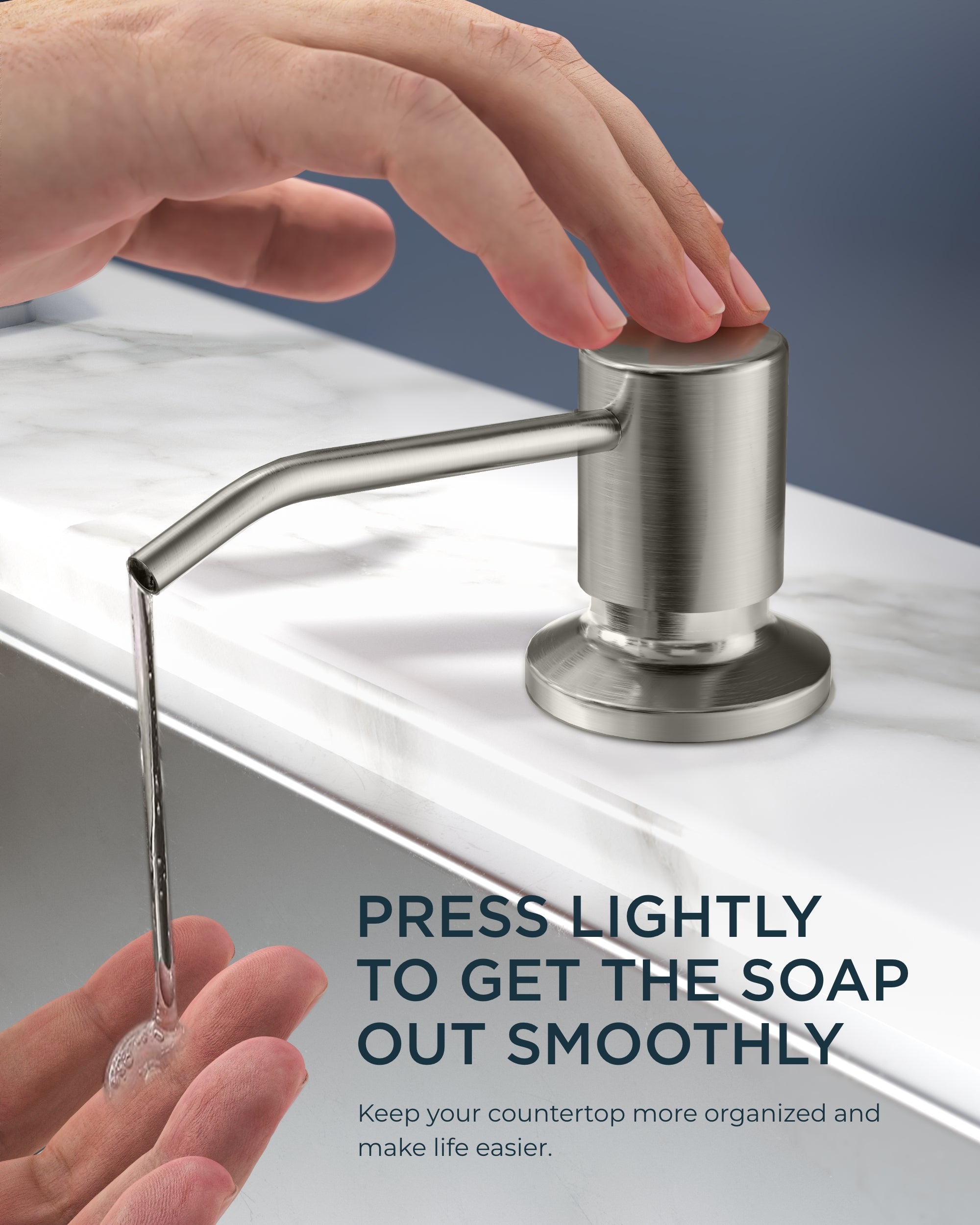 FORIOUS Touchless Kitchen Faucet with Soap Dispenser, Brushed Nickel, Hands-Free, Smart Motion Sensor Contemporary Bar Sink Faucet with Pull Down Sprayer for Farmhouse RV Camper