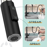 FORIOUS Kitchen Faucets with Pull Down Sprayer Kitchen Sink Faucet Stainless Steel with soap dispenser