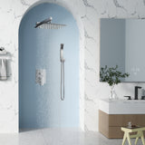 Forious Max  Stainless steel 8inch Bathroom Wall Mounted Rainfall Shower Head System with Faucet