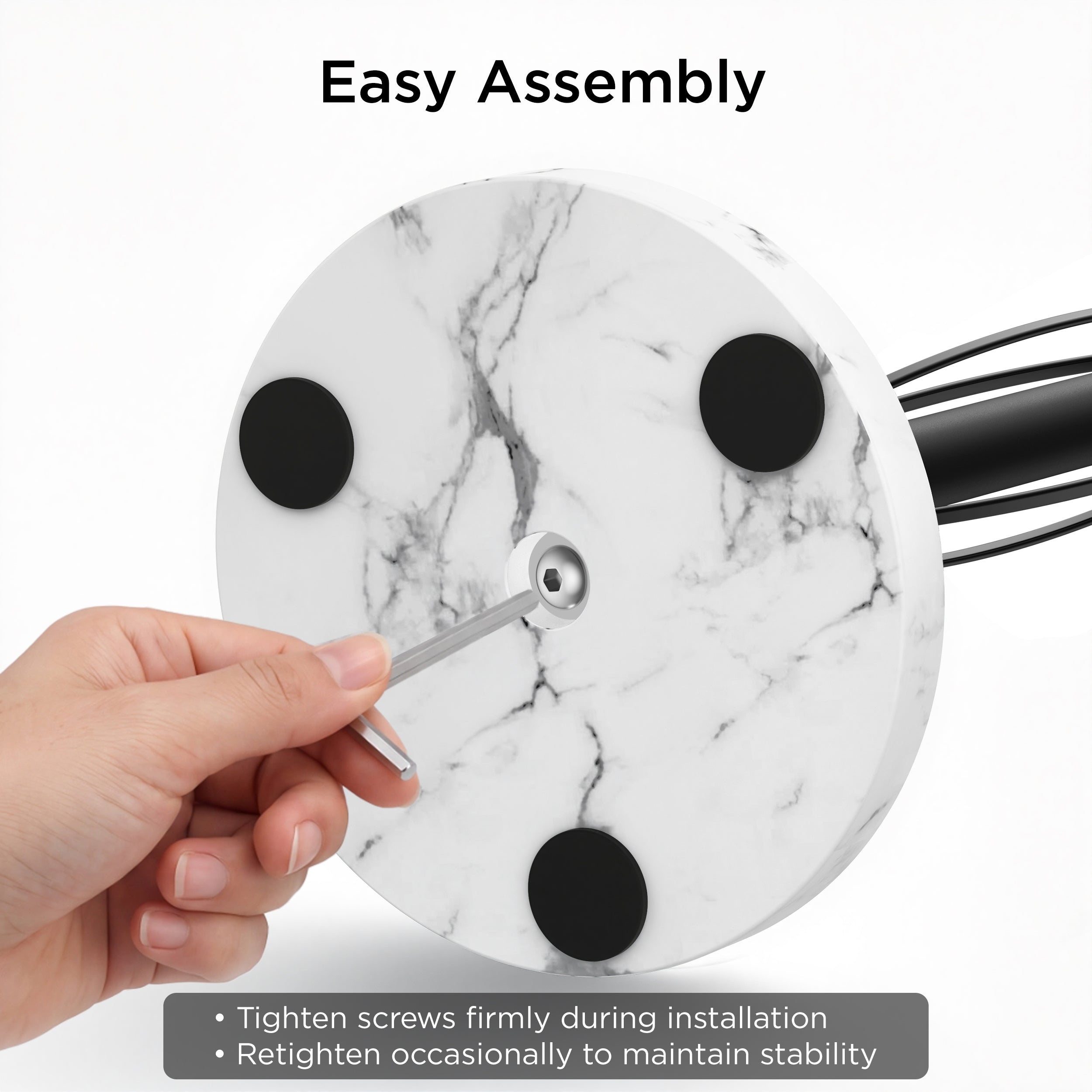 FORIOUS Paper Towel Holder Countertop, One-Handed Tear,Weighted Marble Base 304 Stainless Steel Paper Towel Stand, Ratchet Mechanism for Easy Tearing, Fits Standard & Jumbo Rolls for Kitchen, Silver