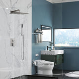 Forious Max  Stainless steel 8inch Bathroom Wall Mounted Rainfall Shower Head System with Faucet