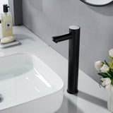 Forious Max Black Touchless Vessel Bathroom Sink Faucet