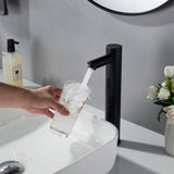 Forious Max Black Touchless Vessel Bathroom Sink Faucet