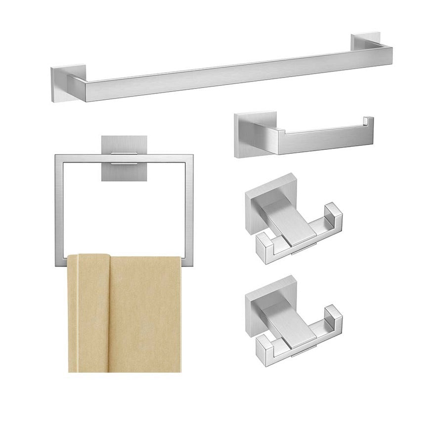 FORIOUS Pieces Bathroom Hardware Set 24 inch SUS304 Stainless