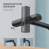 Kitchen Faucets  Touchless Waterfall with Pull Down Sprayer, Stainless Steel Kitchen Sink Faucet 3 in 1 Function, Waterfall Modern Faucet for Kitchen Sink