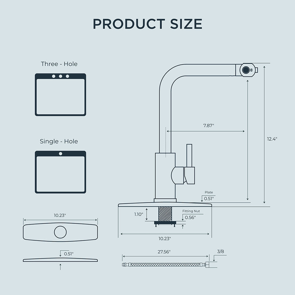 Kitchen Faucets  Touchless Waterfall with Pull Down Sprayer, Stainless Steel Kitchen Sink Faucet 3 in 1 Function, Waterfall Modern Faucet for Kitchen Sink