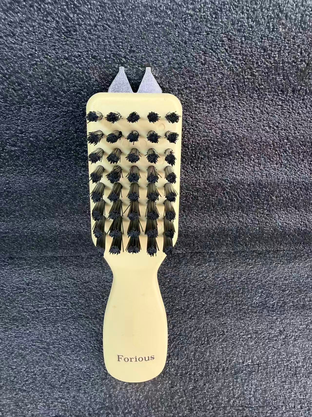 FORIOUS Hand-operated scraping tool for cleaning cleats for attachment to sports shoes