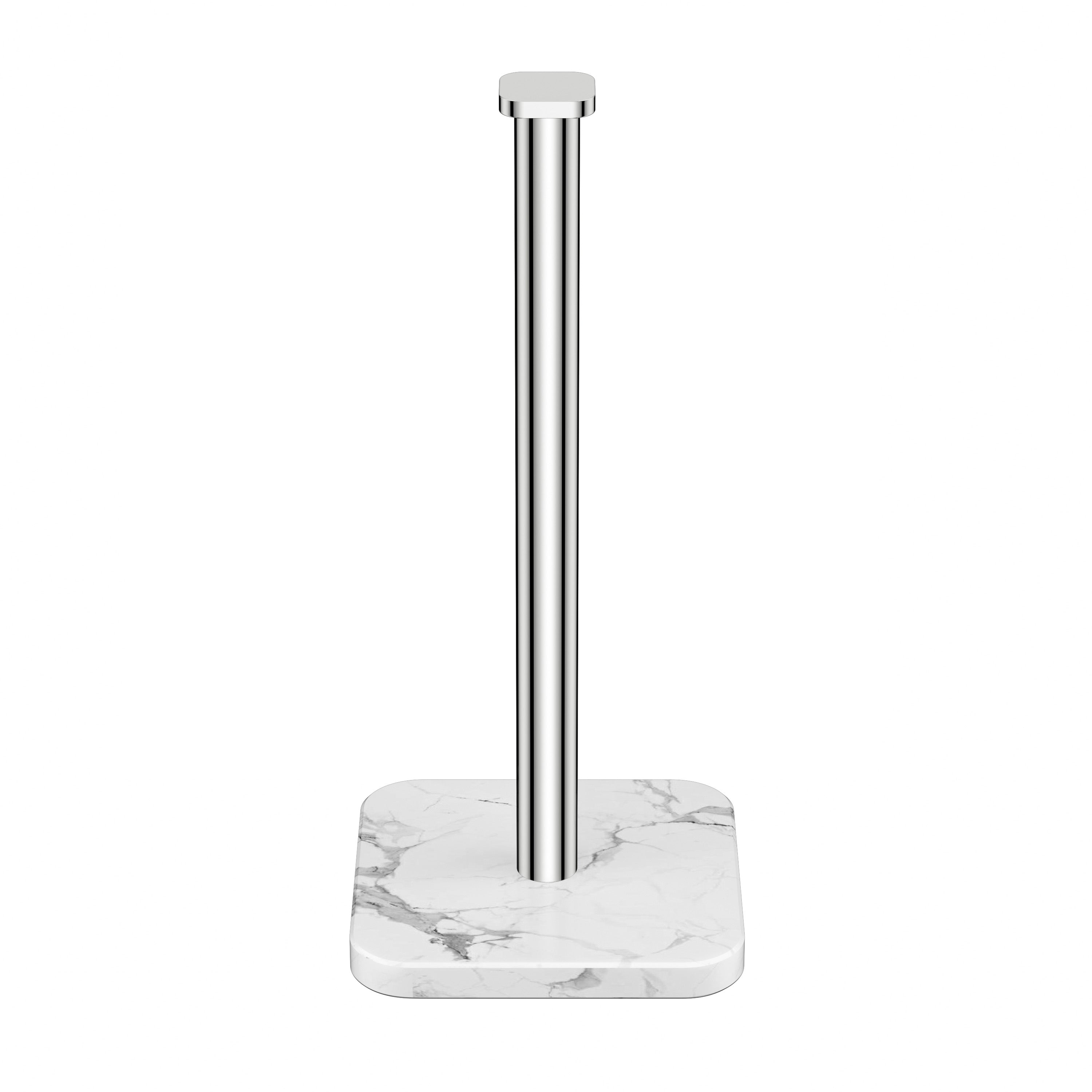 FORIOUS Gold Paper Towel Holder Countertop,1.73 lb Heavy Square Marble Base